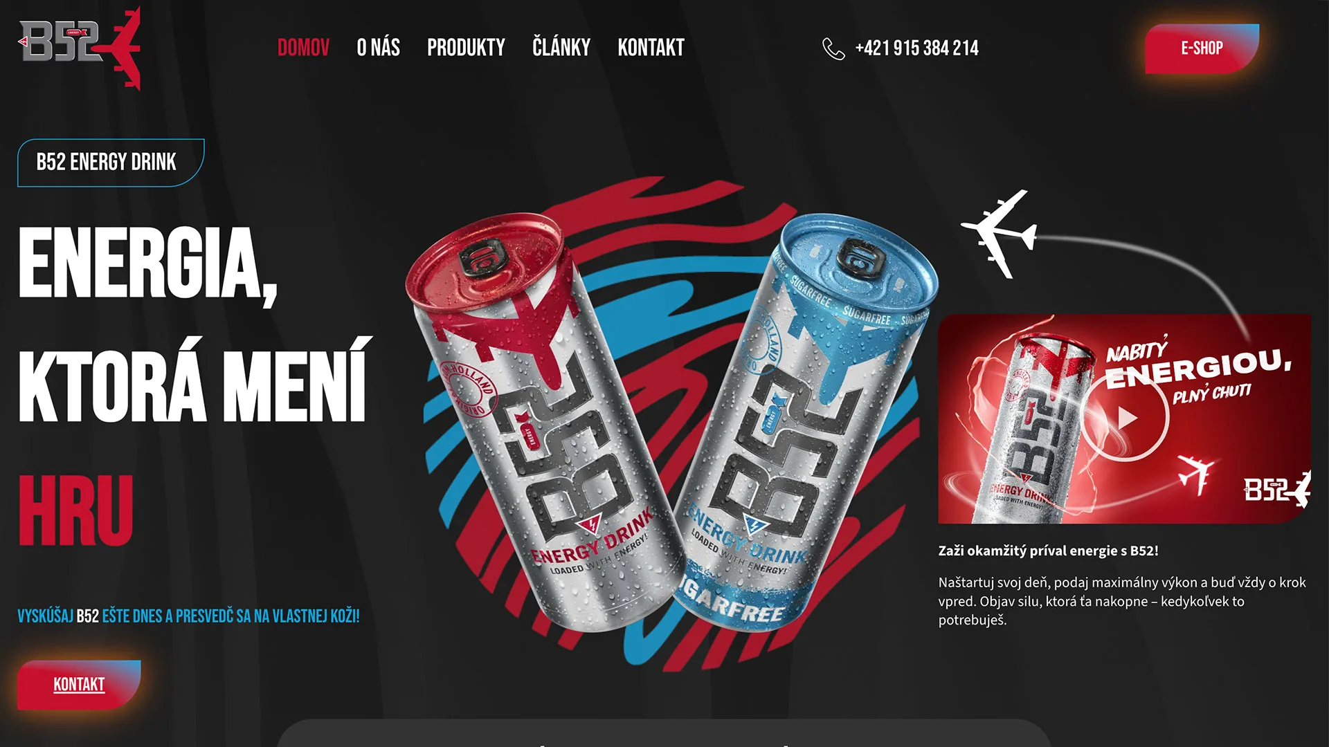 B52 Energy Drink — ukážka 1