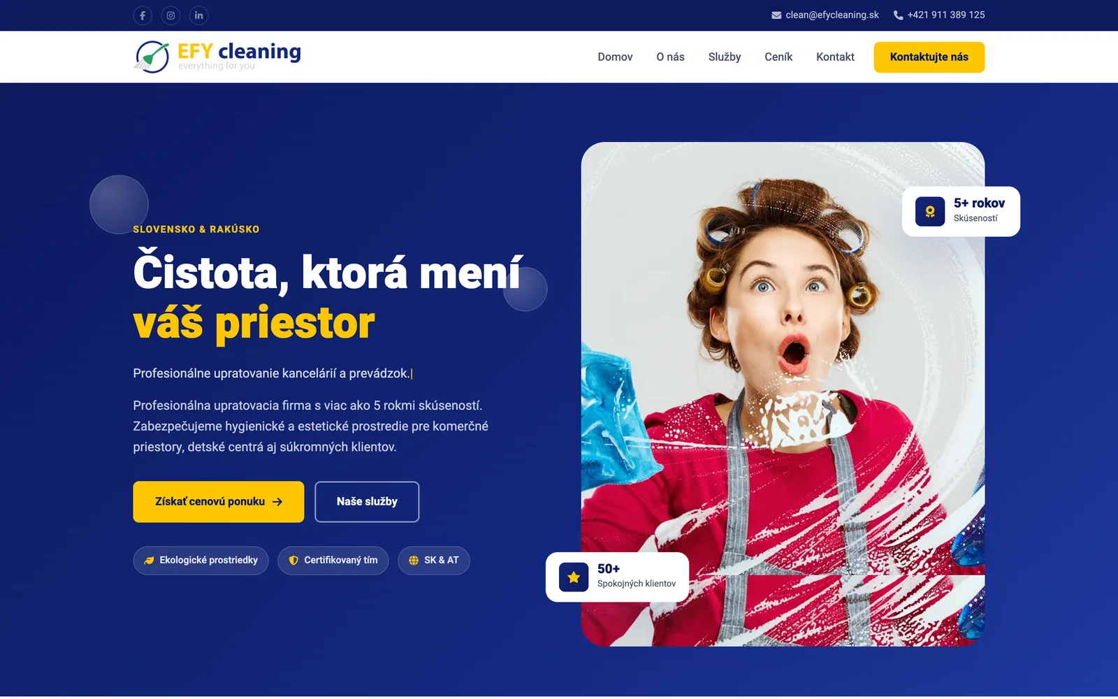 EFY Cleaning — Web & SEO