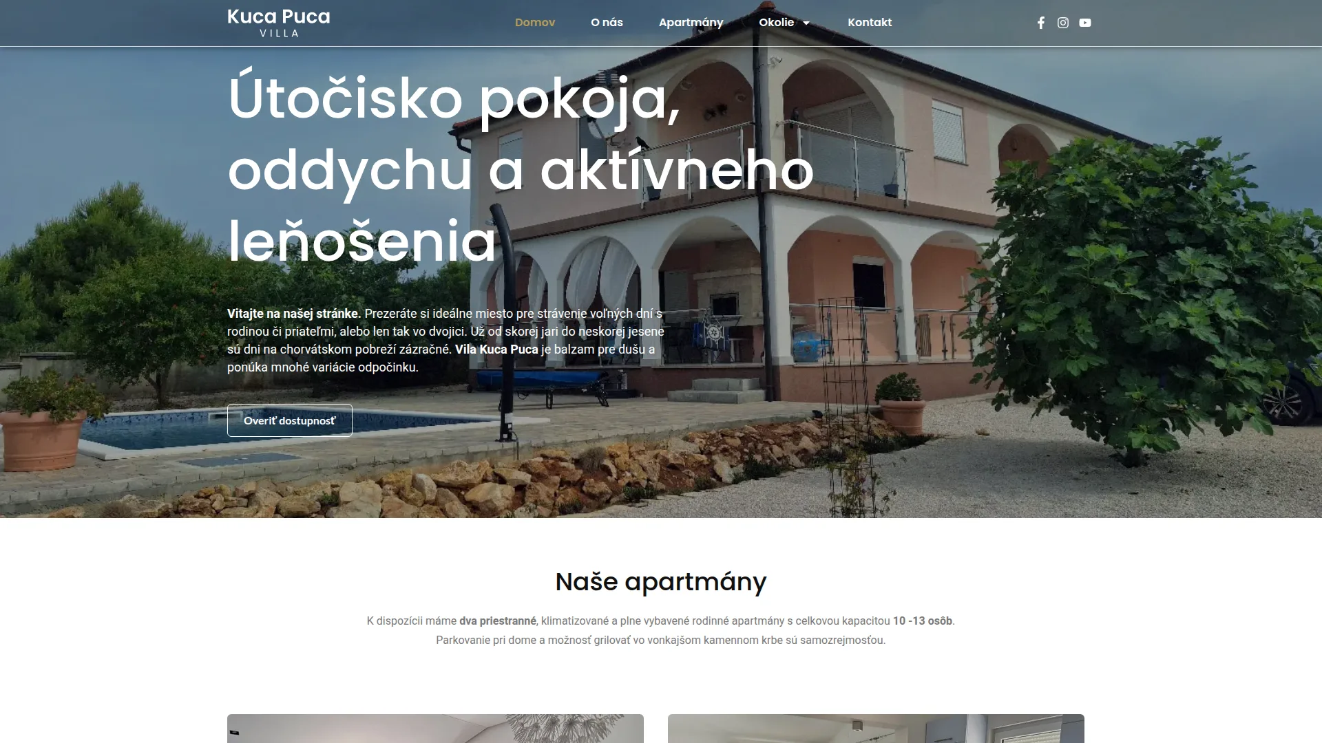 Kucapuca — Web & Rezervácie