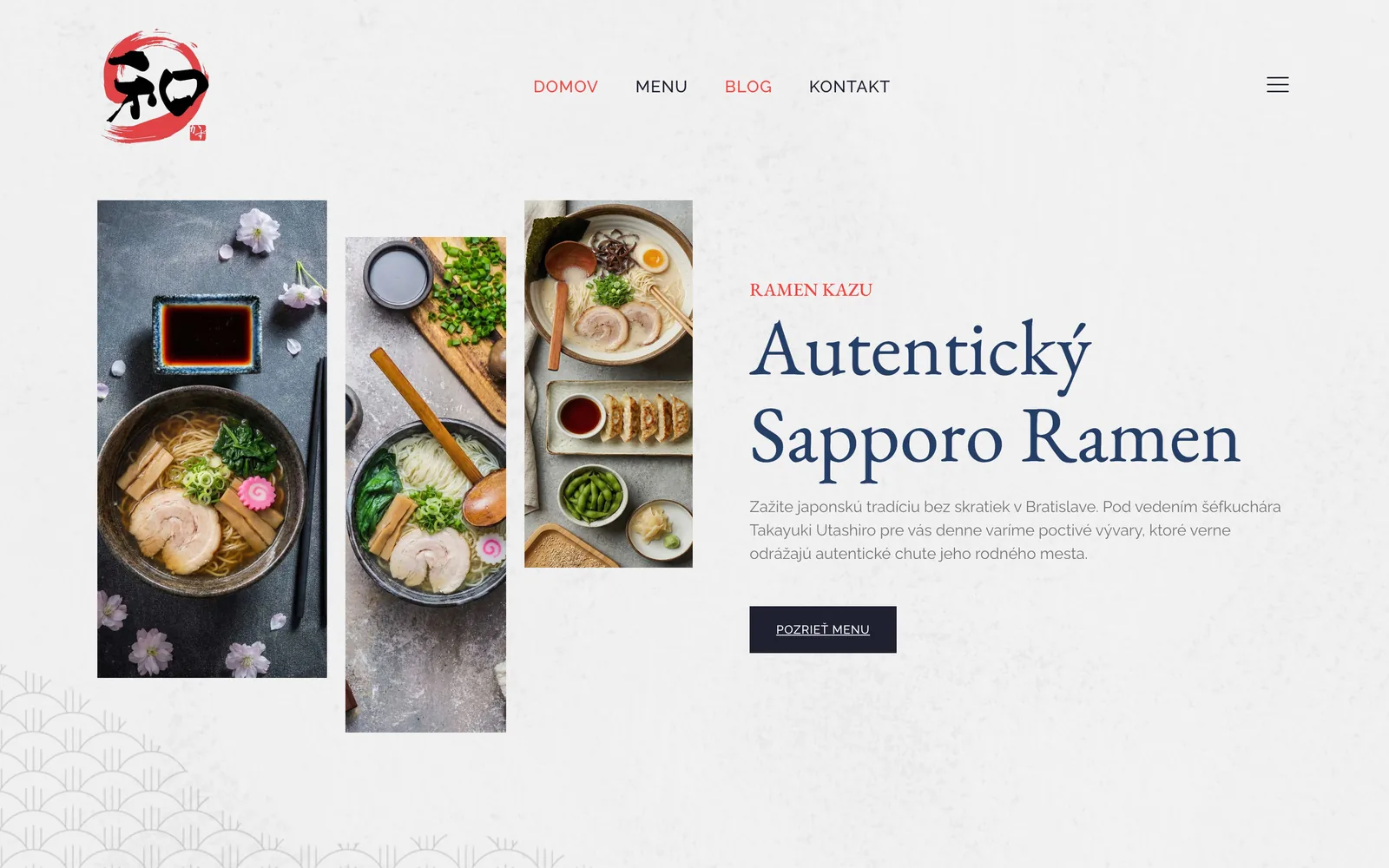 Ramen Kazu — Web & Branding